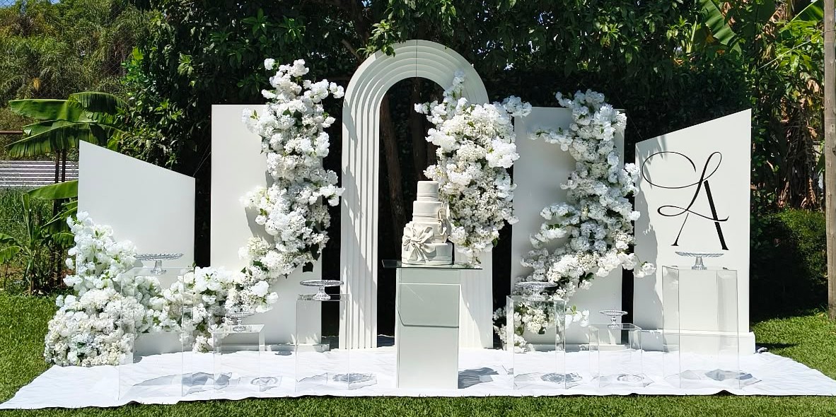 Decoração de evento montada pela Faby Fest em Belo Horizonte